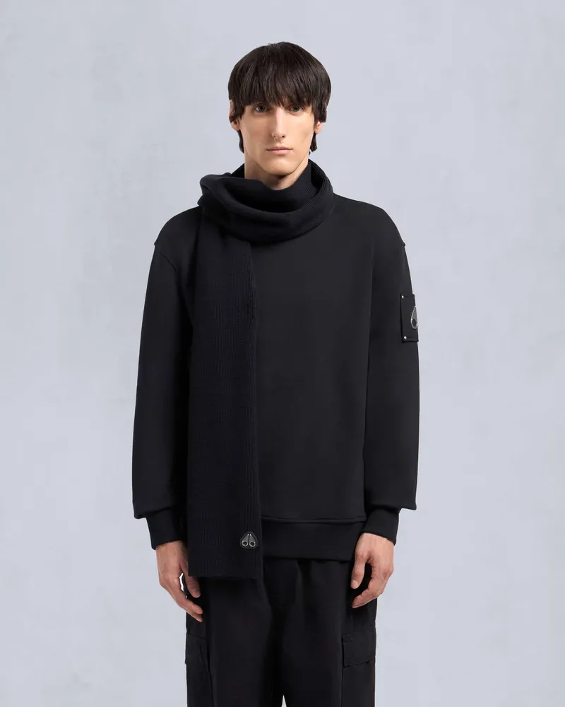 Moose Knuckles PARNIS SCHAL UNISEX-Schwarz Schwarz