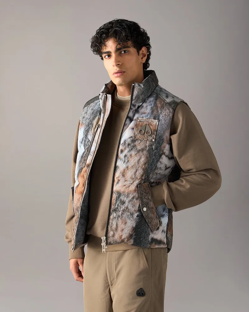 Moose Knuckles Original Westmount Camo Daunenweste - Farbe: Wild - Für Herren Wild