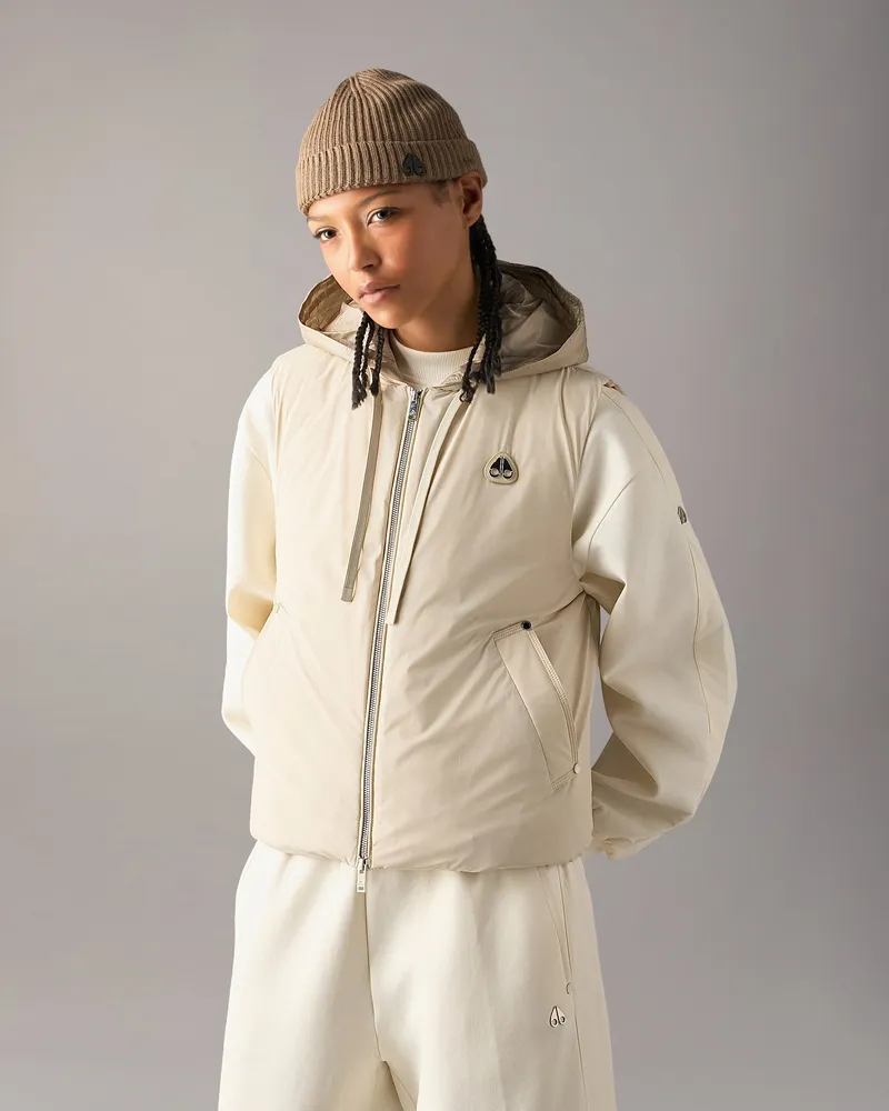 Moose Knuckles Tegan Weste Für Damen Alabaster