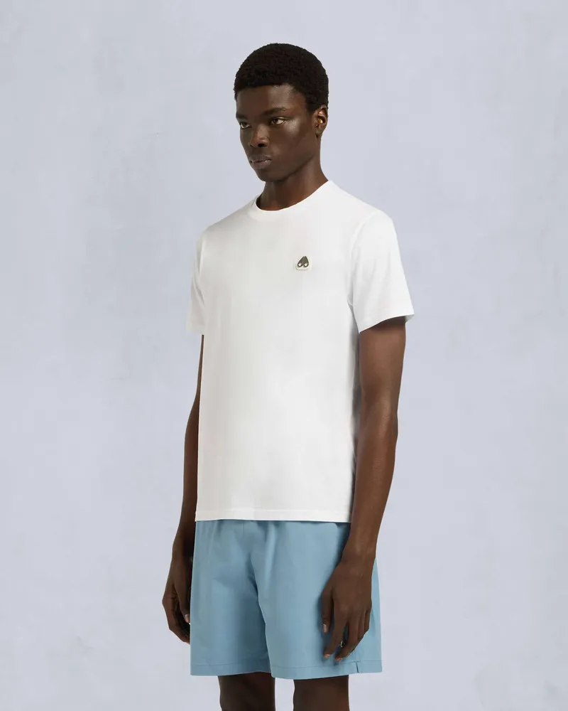 Moose Knuckles CRESCENT T-SHIRT-Weiß Weiß