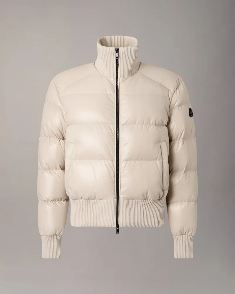 Moose Knuckles Queens Daunen - Bomberjacke Für Damen Alabaster