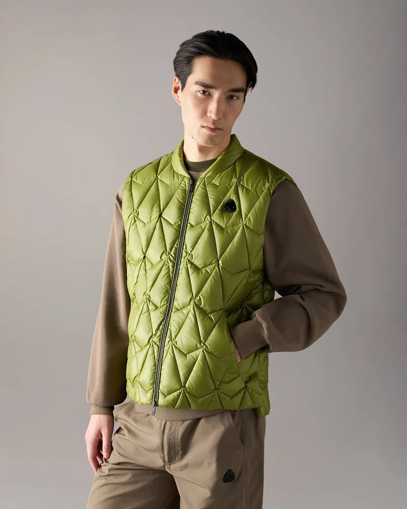 Moose Knuckles Iceberg Quilt Daunenweste Klee