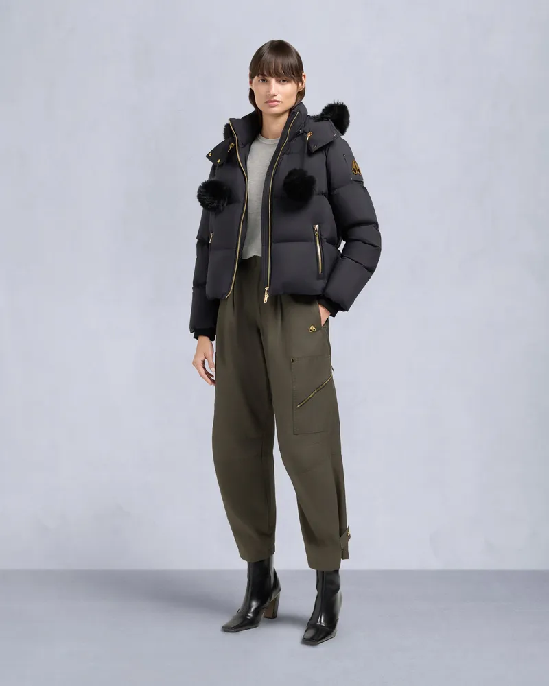 Moose Knuckles Gold Series Misti Peak Puffer Für Damen Schwarzw