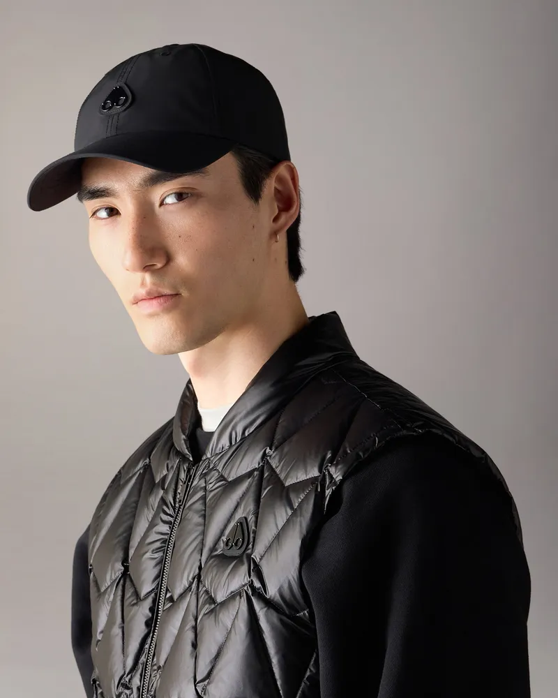Moose Knuckles Vick Baseballkappe Schwarz