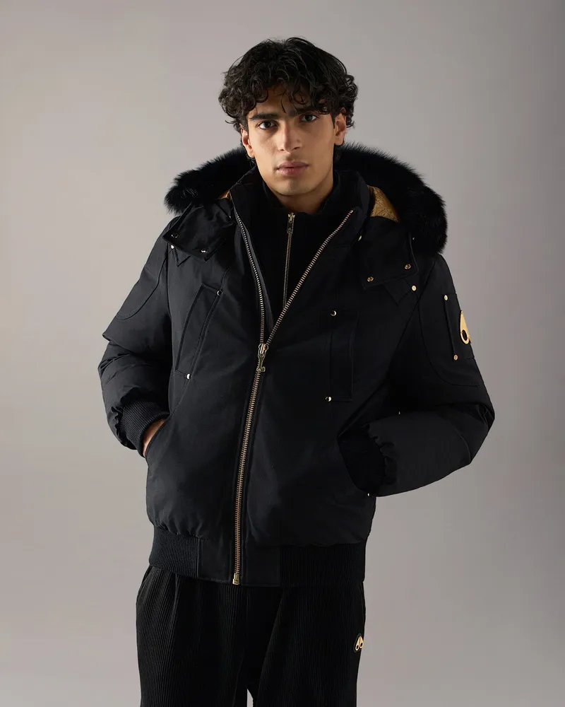 Moose Knuckles Gold Series Original Ballistic Daunen - Bomberjacke Schwarz