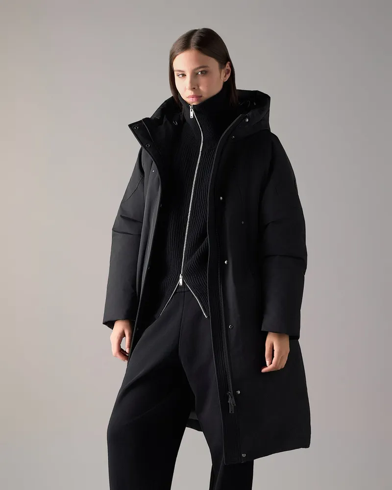 Moose Knuckles West-ed Daunenparka - Farbe: Schwarz - Für Damen Schwarz