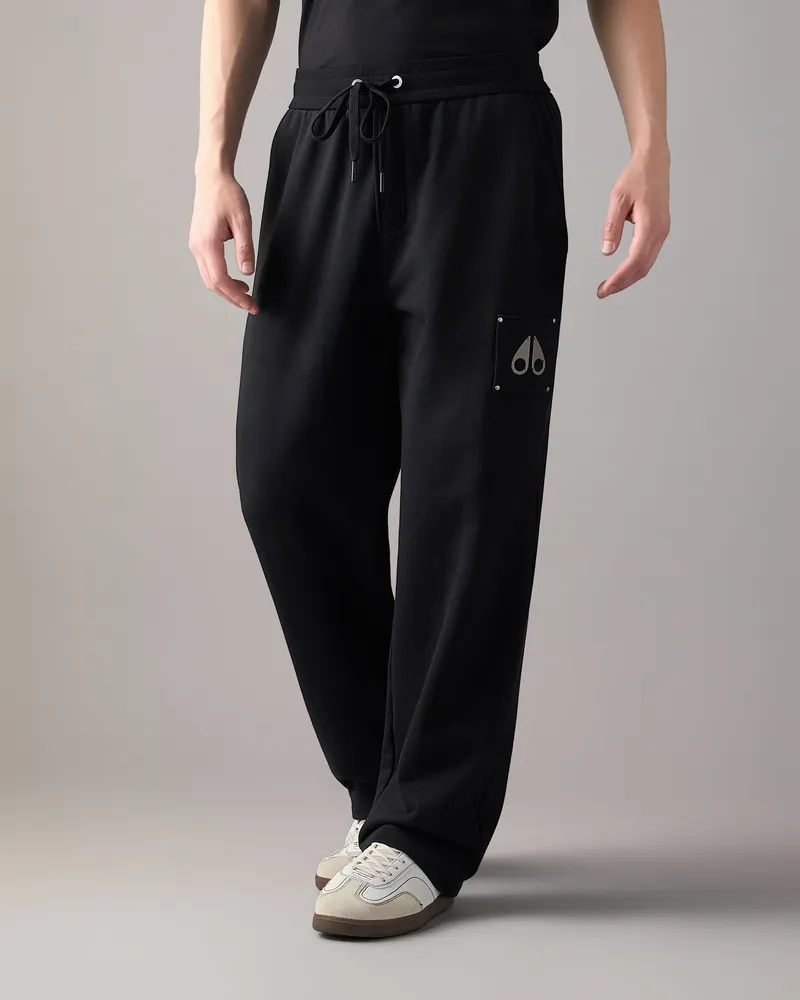 Moose Knuckles Hartsfield Hose Mit Geradem Bein Schwarz
