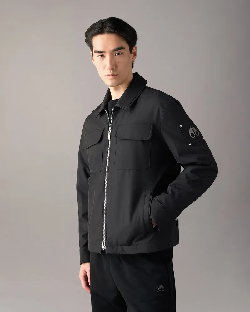 Moose Knuckles Jacques Hemdjacke Schwarz