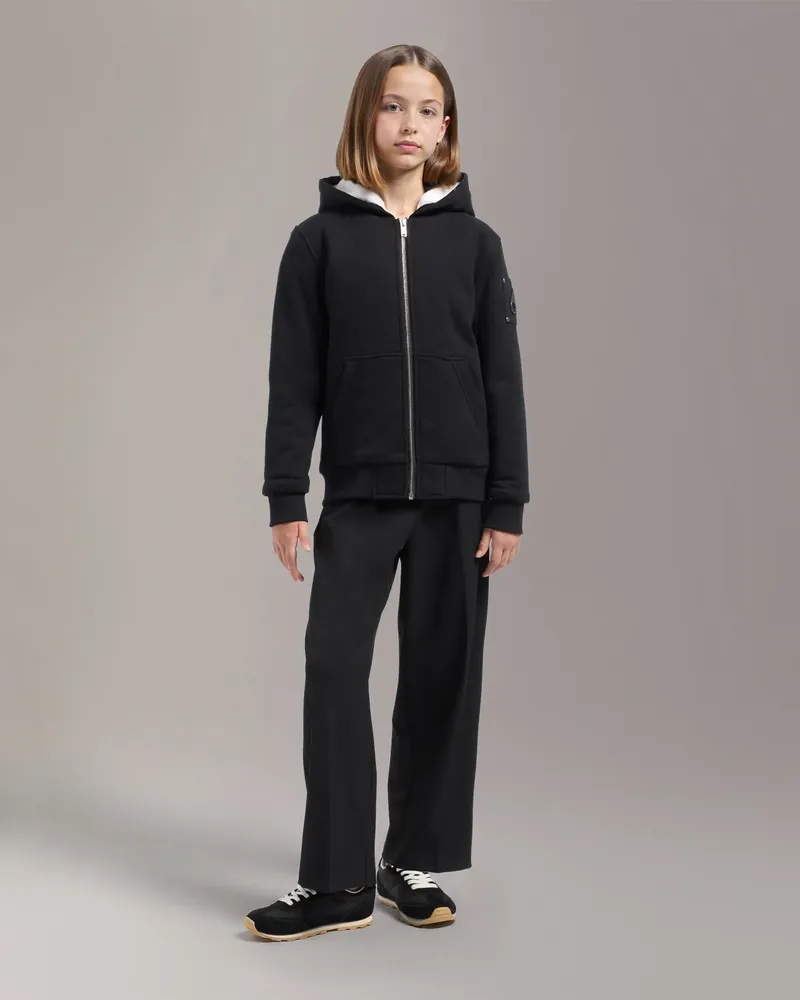 Moose Knuckles Classic Bunny Hoodie Für Kinder Schwarz