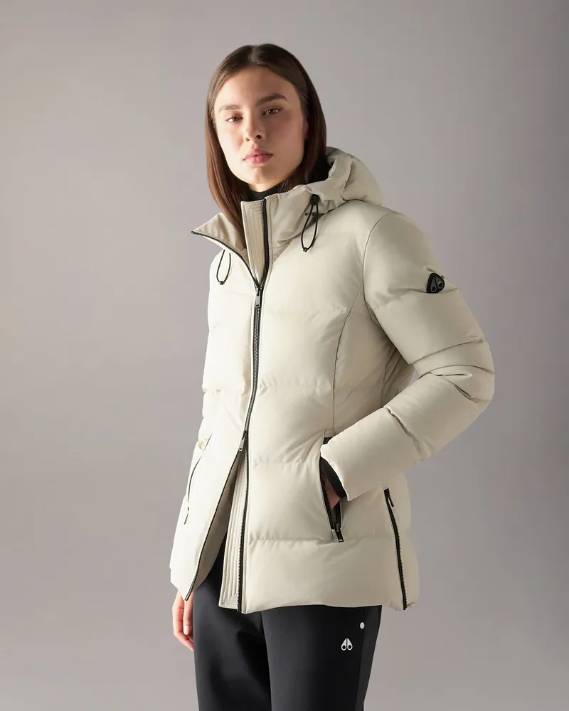 Moose Knuckles Soho 3q Daunenjacke Für Damen Alabaster
