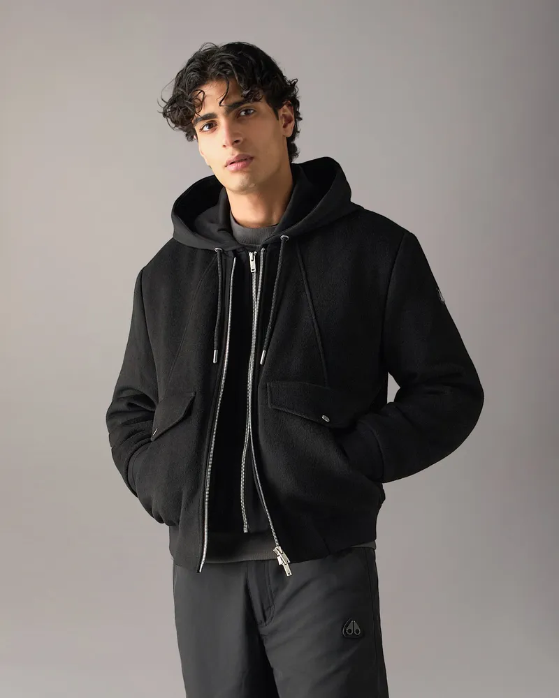 Moose Knuckles Ellington Bomberjacke Schwarz