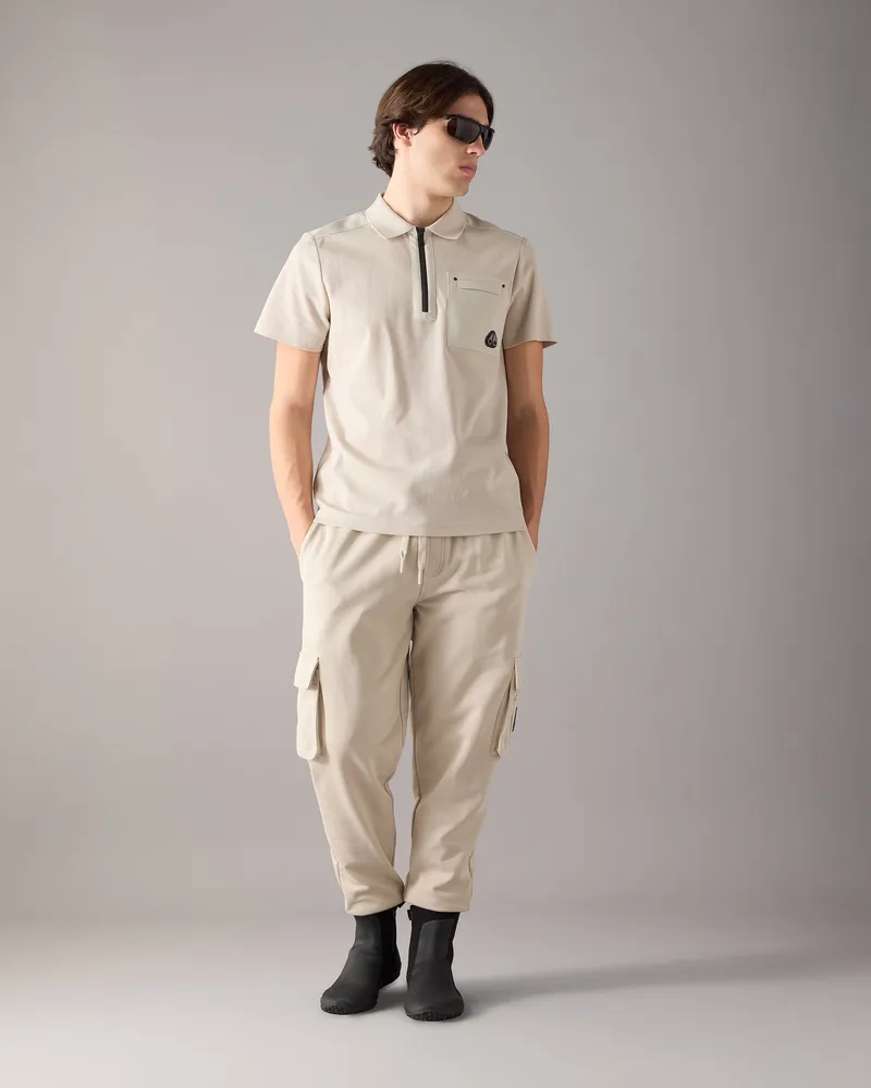 Moose Knuckles Hartsfield Cargo - Jogginghose Alabaster