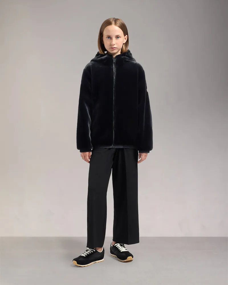 Moose Knuckles Kinder Gold Series Simcoe Bunny Wendejacke - Farbe: Schwarz Schwarz
