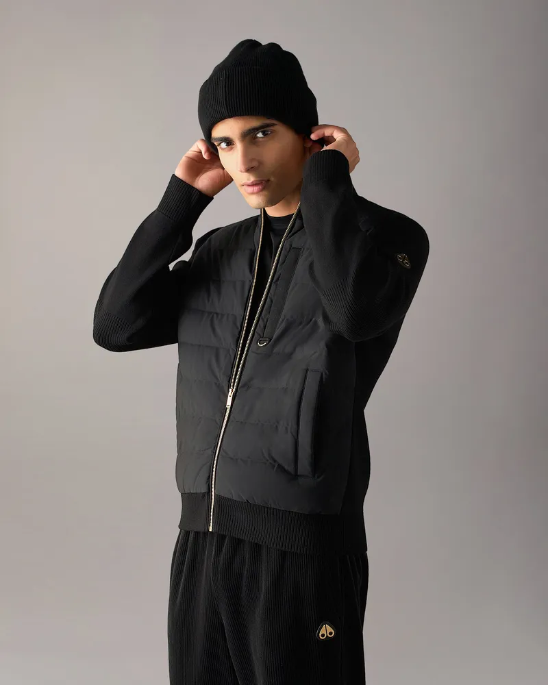 Moose Knuckles Gold Series Kamet Hybrid - Daunenjacke Schwarz
