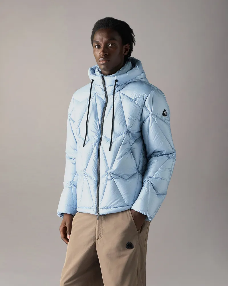 Moose Knuckles Iceberg Quilt Dauenjacke Eisblau