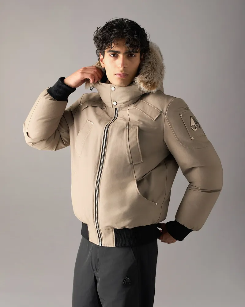 Moose Knuckles Original Ballistic Daunen - Bomberjacke Aschbronze
