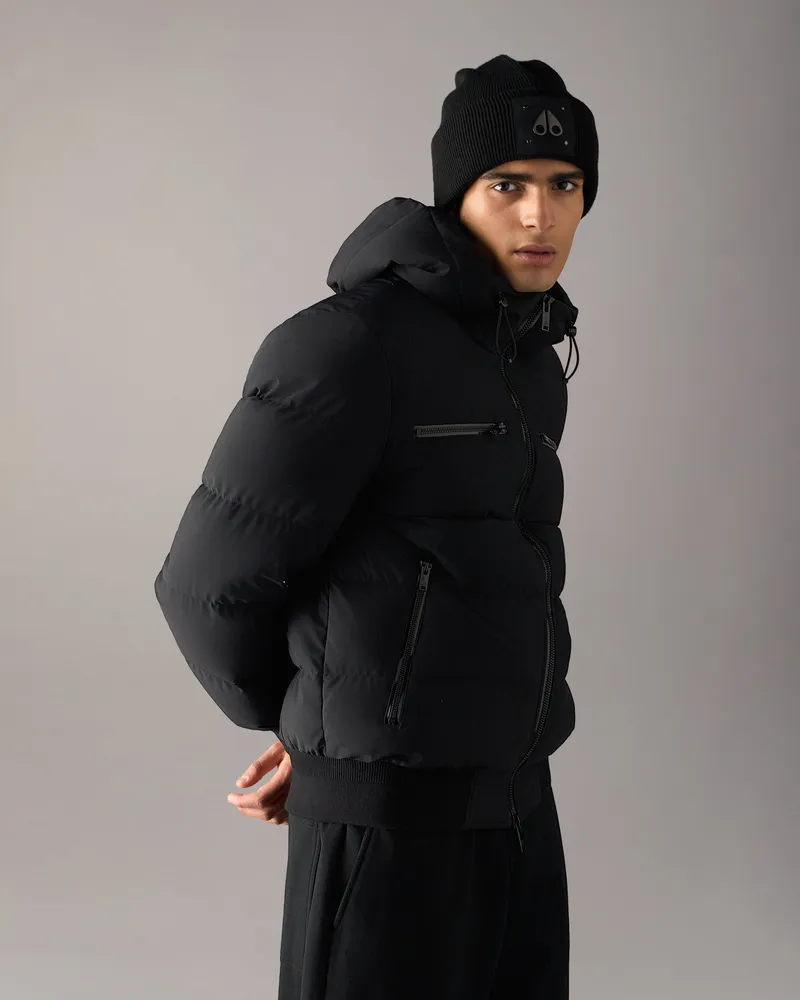 Moose Knuckles Soho Daunen - Bomberjacke Schwarz