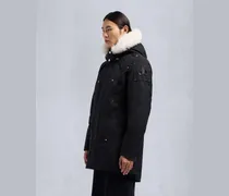 ORIGINAL PARKA MIT PELZ-Schwarz / Naturfarbener Fuchspelz