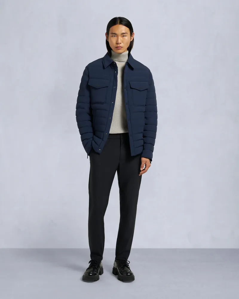Moose Knuckles Lennox Hemdjacke Marineblau
