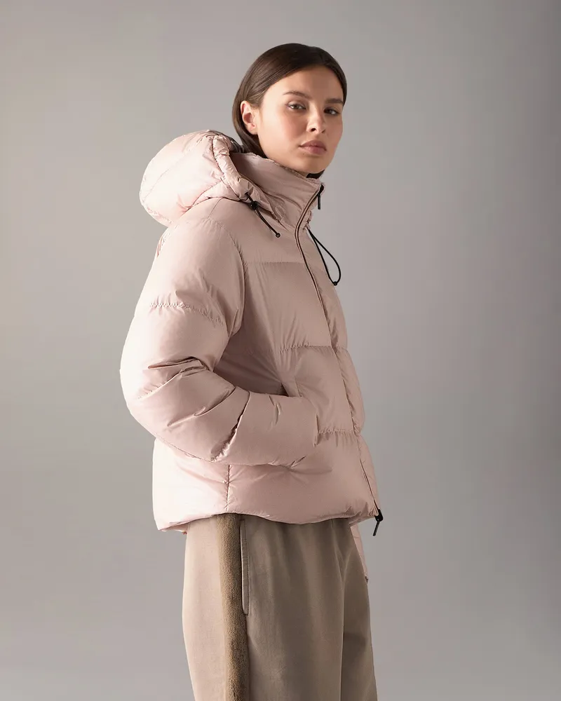 Moose Knuckles Queens Wende - Daunen - Puffer Für Damen Rosenholz