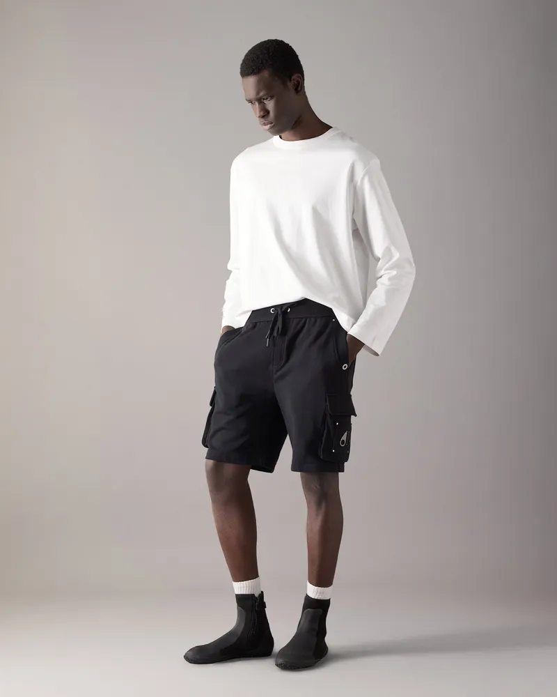 Moose Knuckles Hartsfield Cargo - Shorts Schwarz