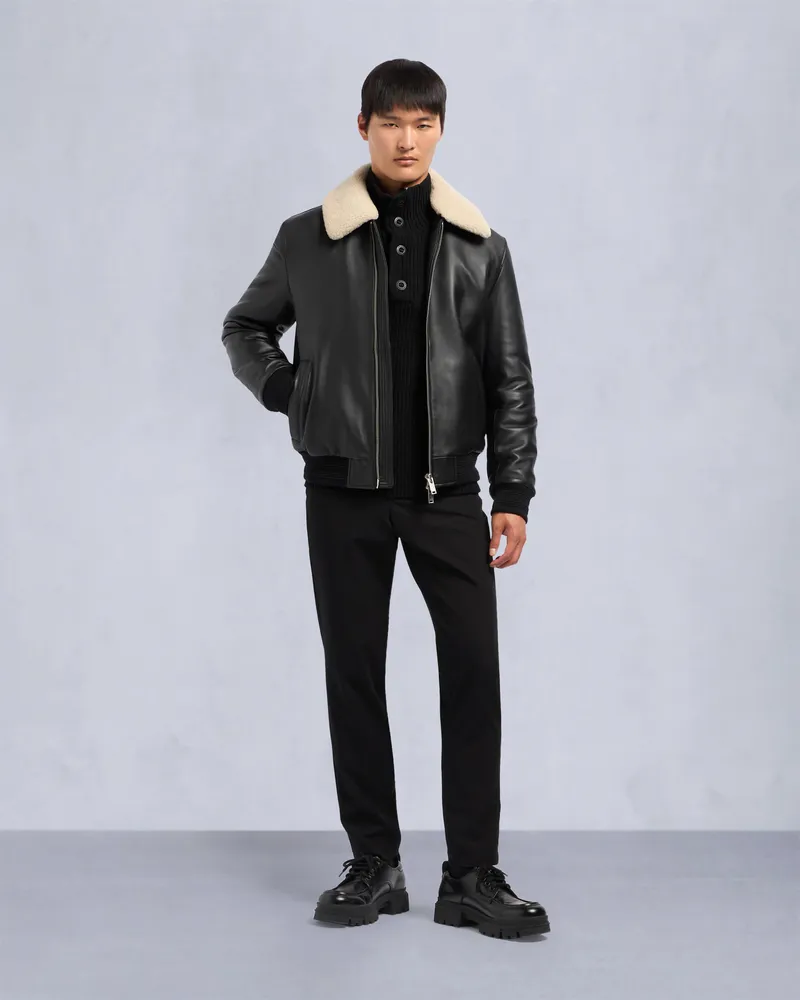 Moose Knuckles Toba Bomberjacke Schwarz