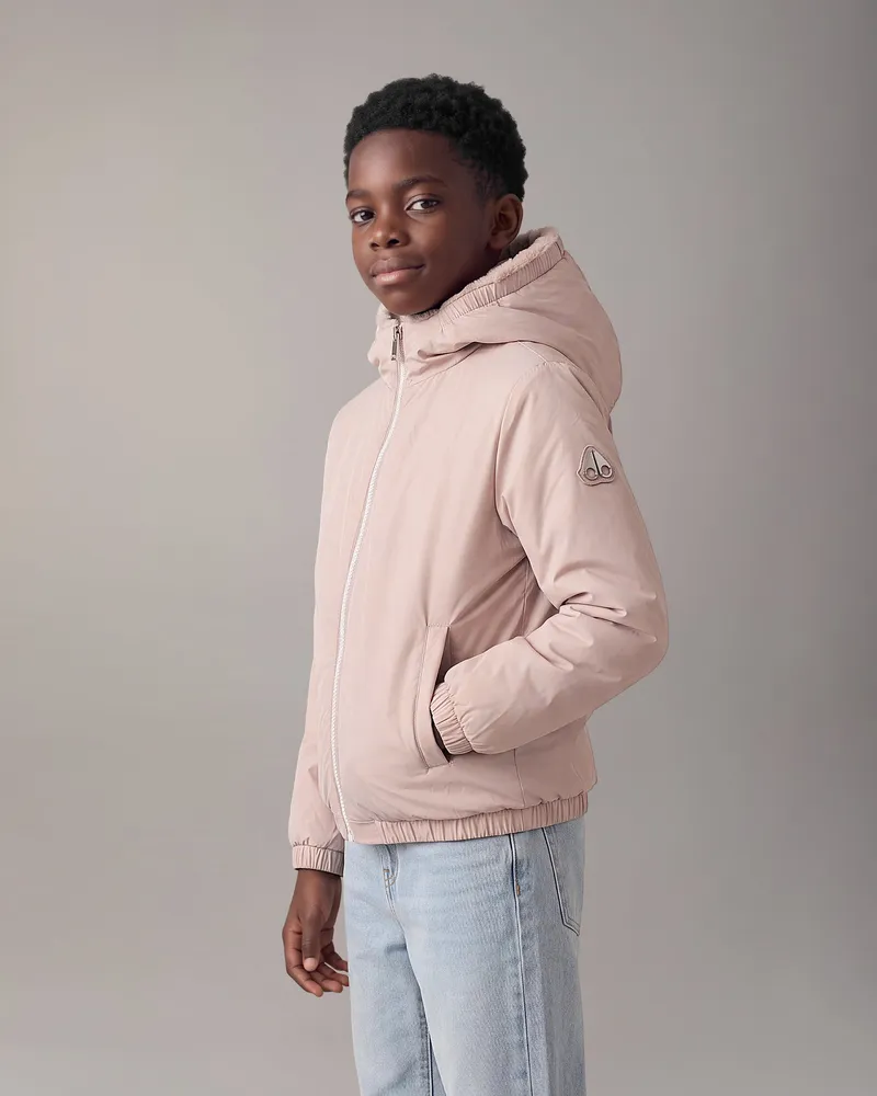 Moose Knuckles Kids Simcoe Bunny Wendejacke - Farbe: Rosenholz Rosenholz