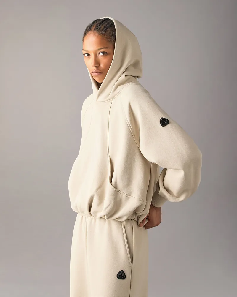 Moose Knuckles Yyz Hoodie Für Damen Alabaster