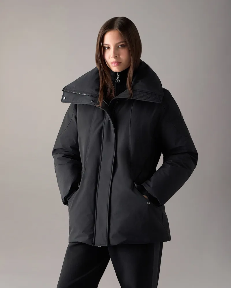 Moose Knuckles West-ed 3q Daunenjacke - Farbe: Schwarz - Für Damen Schwarz