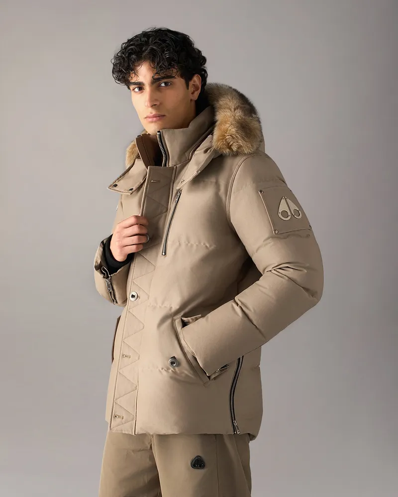 Moose Knuckles Original 3q Daunenjacke - Farbe: Aschbronze - Für Herren Aschbronze