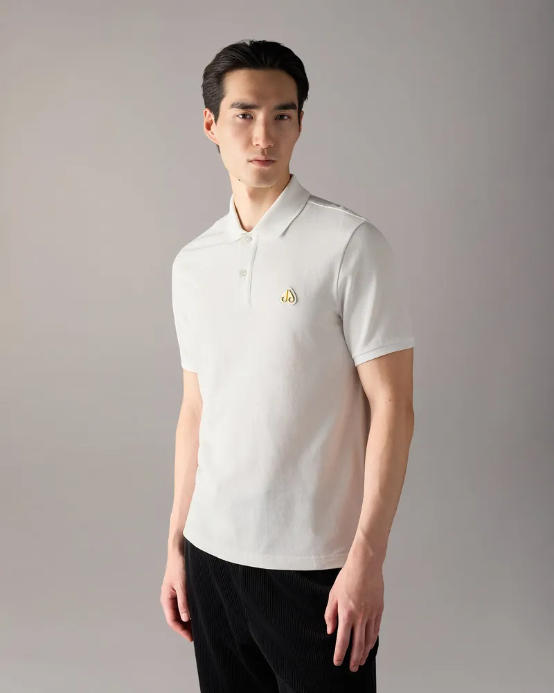 Moose Knuckles Gold Series Everett Poloshirt Weiss