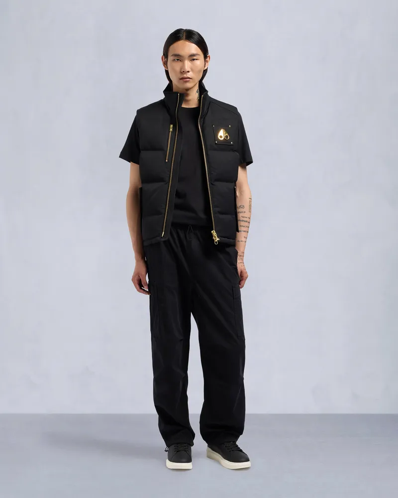 Moose Knuckles Gold Series Westmount Weste Schwarz