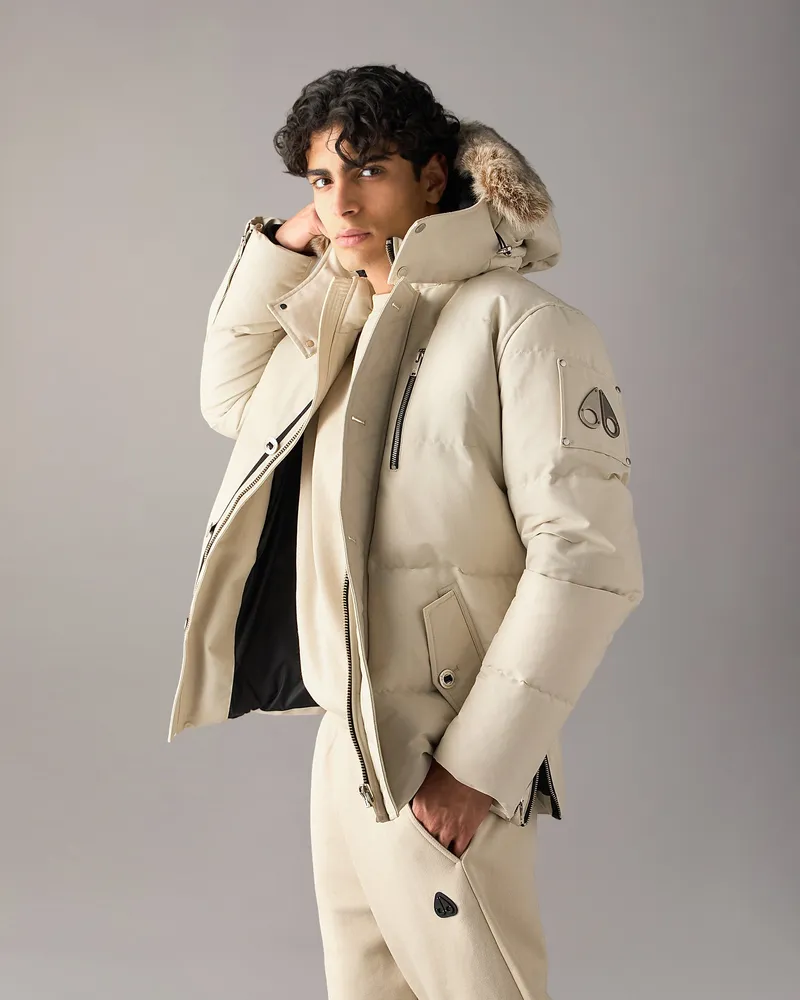 Moose Knuckles Original 3q Daunenjacke Alabasterbronze