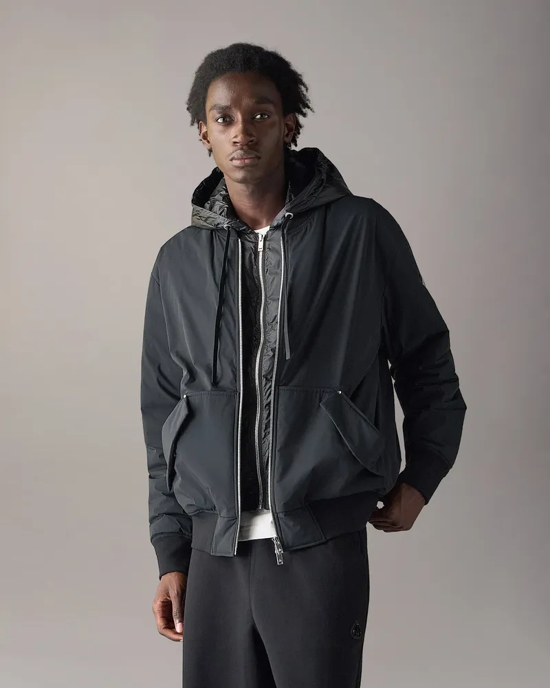 Moose Knuckles Brixton Daunen - Bomberjacke Schwarz