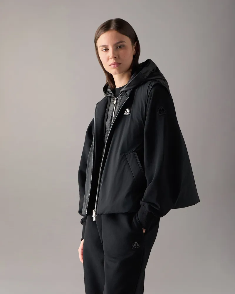 Moose Knuckles Tegan Weste Für Damen Schwarz