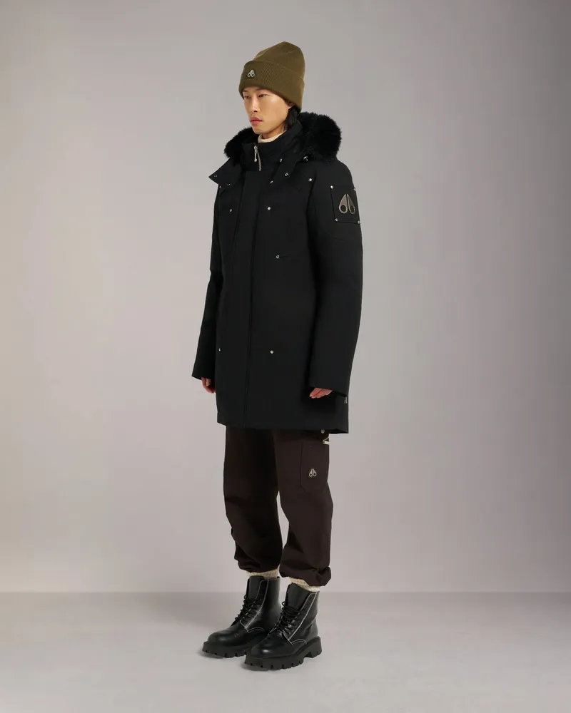 Moose Knuckles Original Stirling Daunenparka - Farbe: Schwarz - Für Herren Schwarz