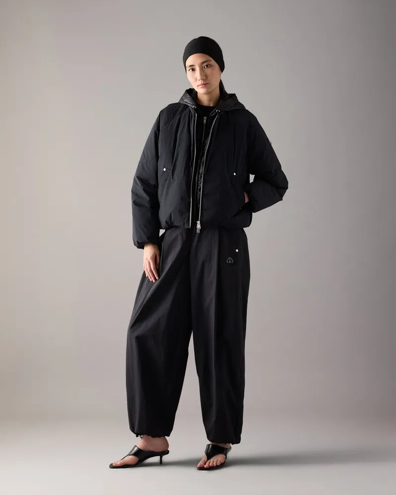 Moose Knuckles Tegan Daunen - Bomberjacke Für Damen Schwarz