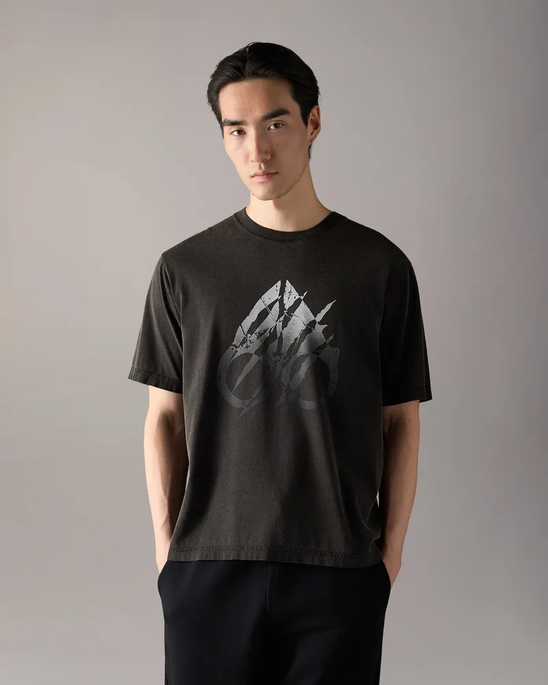 Moose Knuckles Claw Logo T - Shirt Schwarz