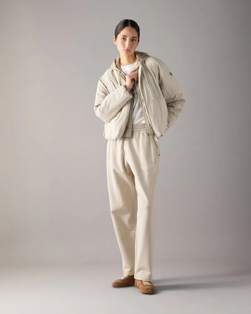 Moose Knuckles Tegan Down Bomberjacke Für Damen Alabaster