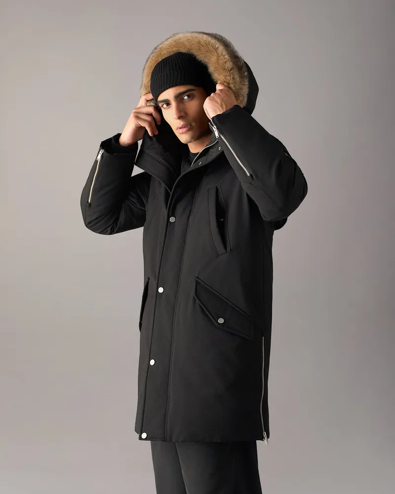 Moose Knuckles Original Stirling 2.0 Daunenparka Schwarzbronze