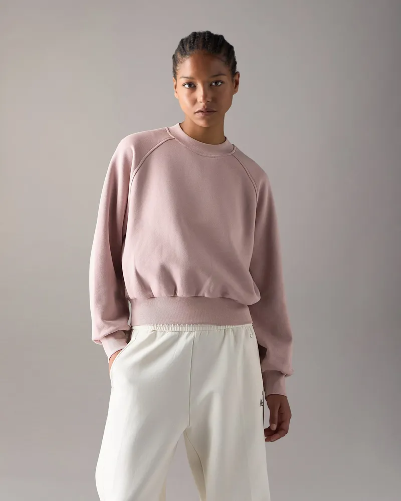 Moose Knuckles Yyz Sweatshirt Mit Rundhalsausschnitt Für Damen Rosenholz