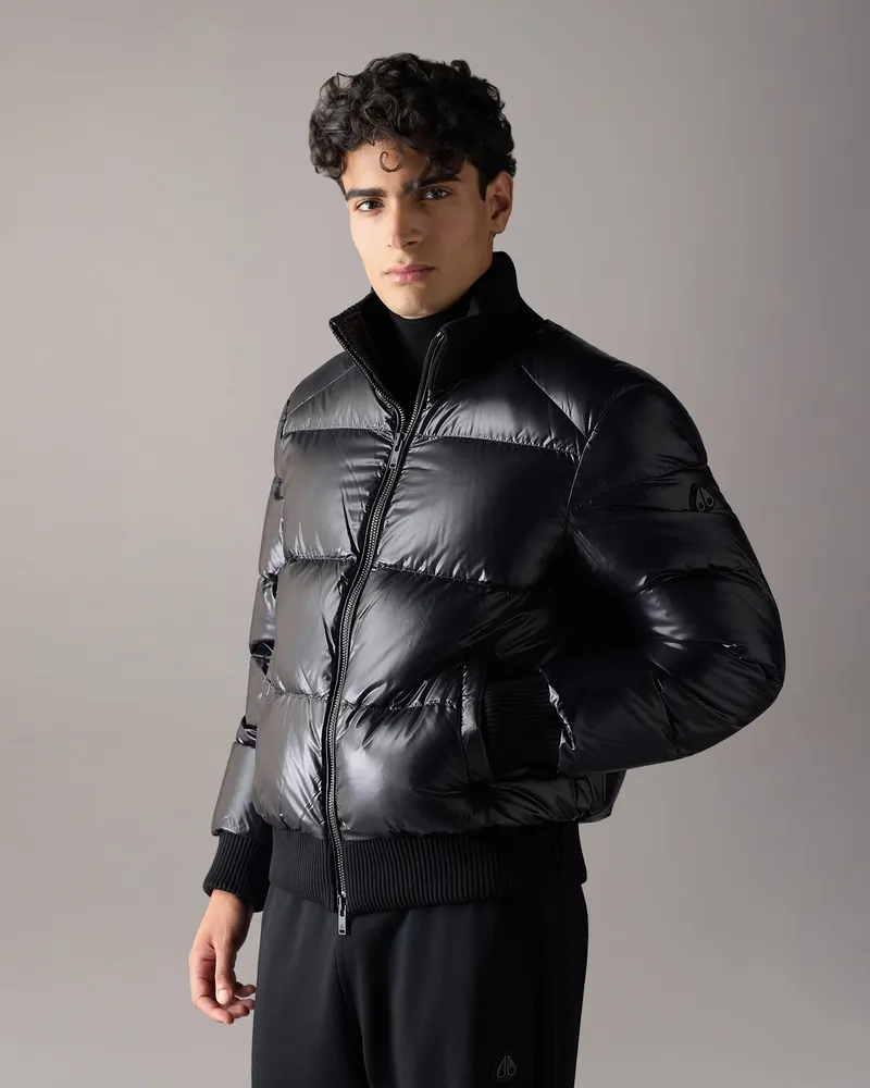 Moose Knuckles Kings Daunen - Bomberjacke Schwarz