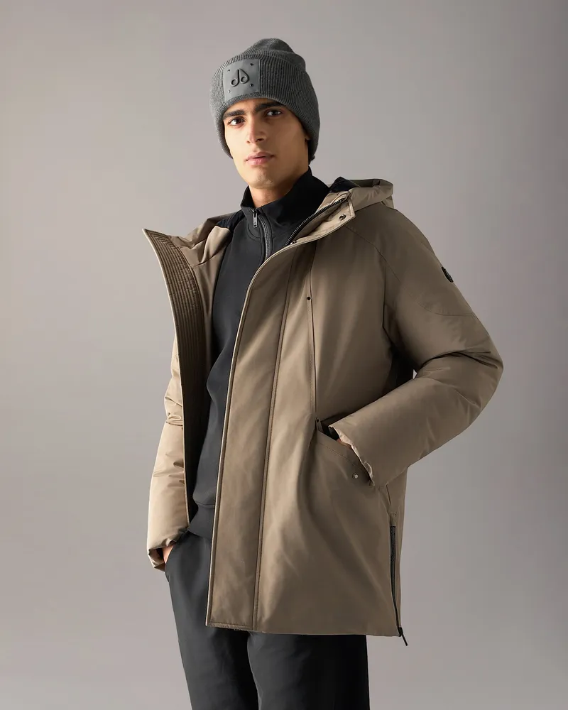 Moose Knuckles West-ed 3q Daunenjacke - Farbe: Aschgrau - Für Herren Aschgrau