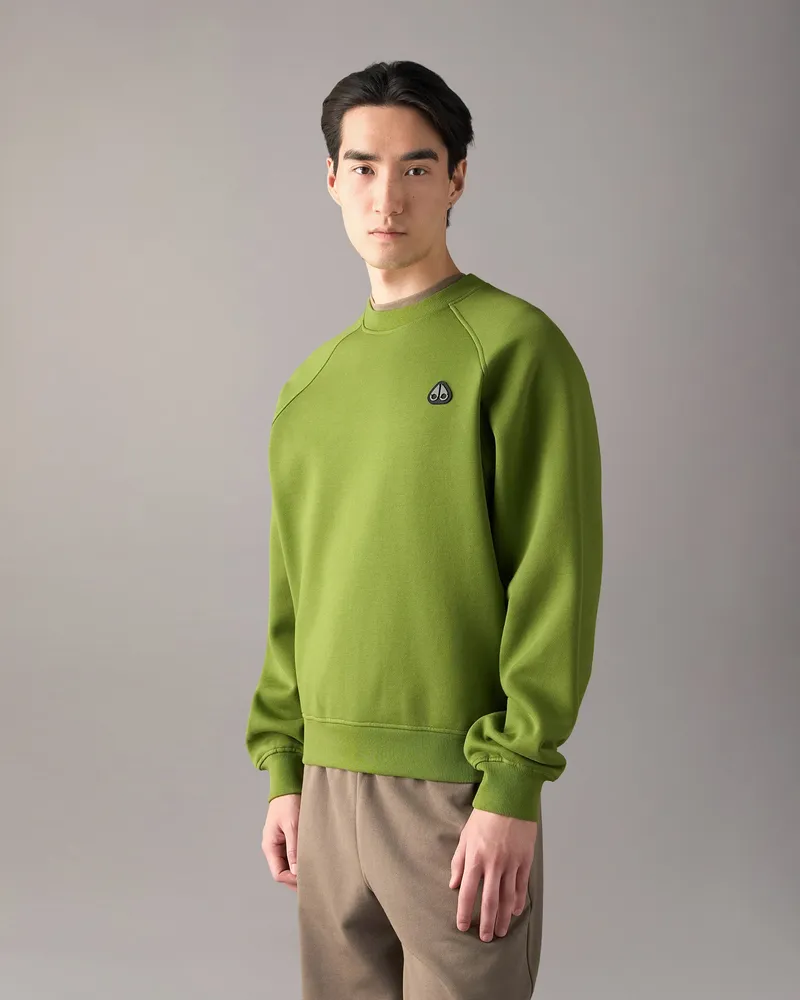 Moose Knuckles Yul Sweatshirt Mit Rundhalsausschnitt Klee