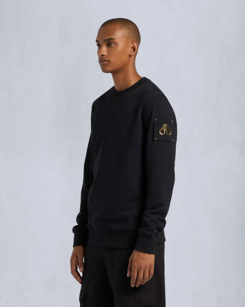 Moose Knuckles GOLD SERIES SNYDER SWEATSHIRT-Schwarz Schwarz