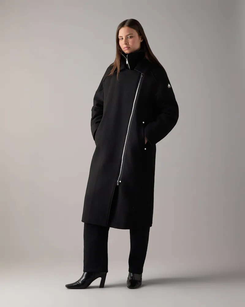 Moose Knuckles Grid 3 - In - 1 Parka Aus Wolle Für Damen Schwarz