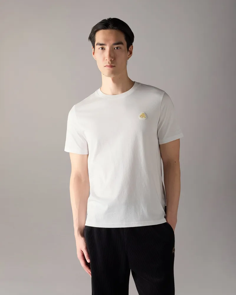 Moose Knuckles Gold Series Crescent T - Shirt Weiss