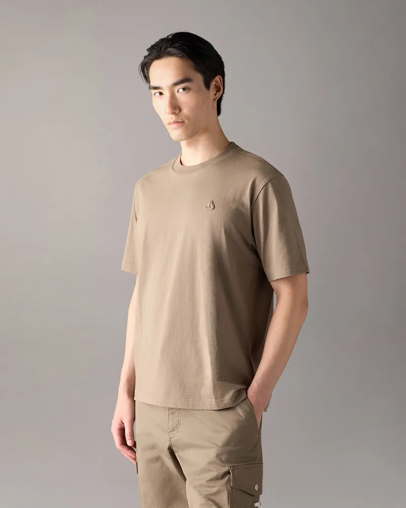 Moose Knuckles Yul Classic T - Shirt Aschgrau