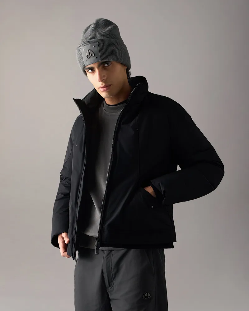 Moose Knuckles West - Ed Daunen - Truckerjacke Schwarz