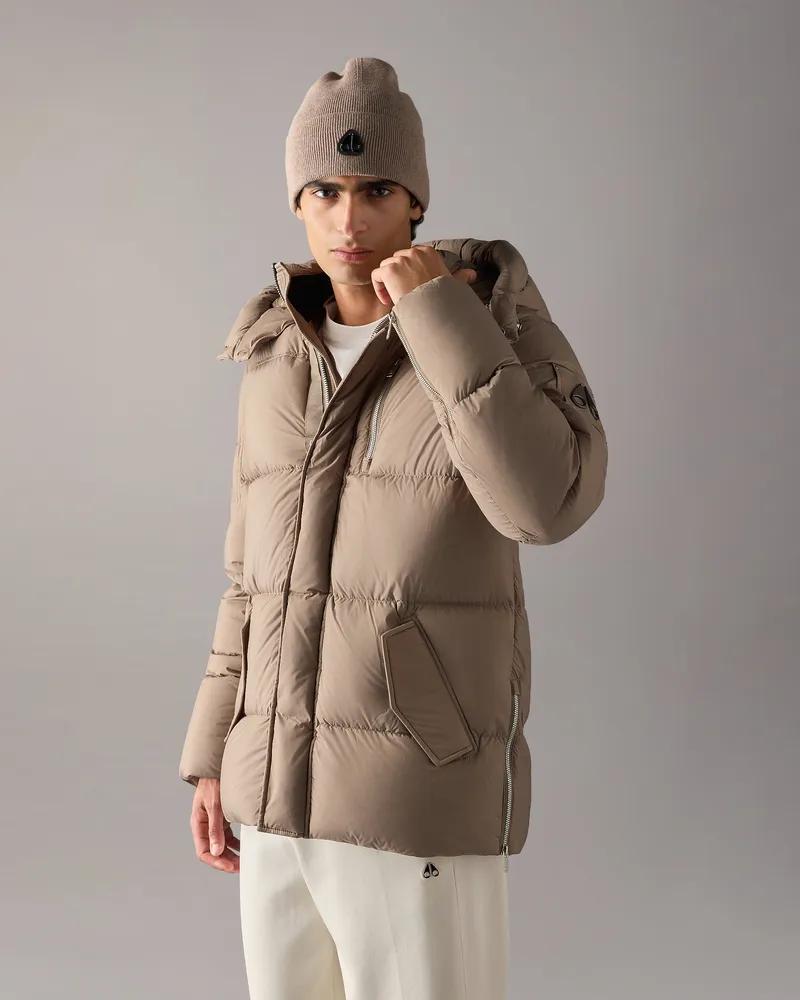 Moose Knuckles Everest 3q Daunen-puffer - Farbe: Aschgrau - Für Herren Aschgrau